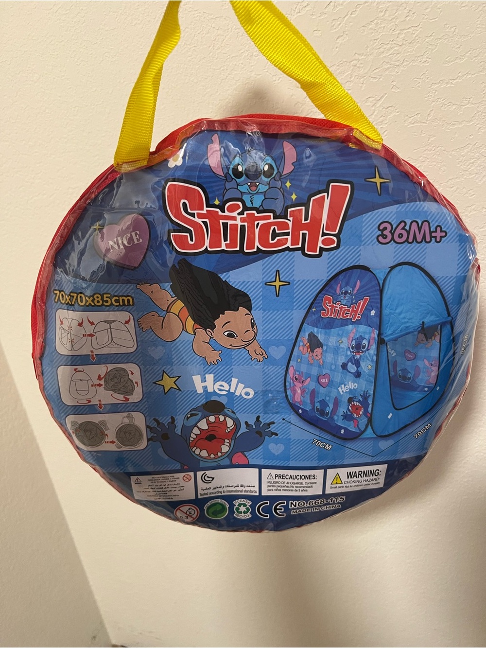 Lilo and Stitch Kids Pop-Up Play Tent
